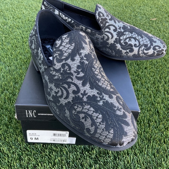 INC Men’s Shoes - Black & Silver main image 4